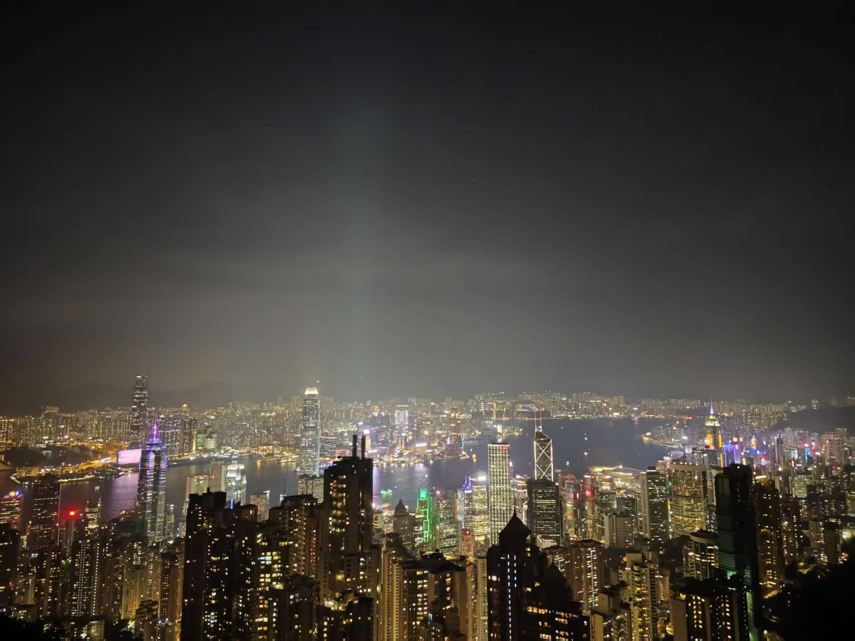 Hong Kong mountain view
